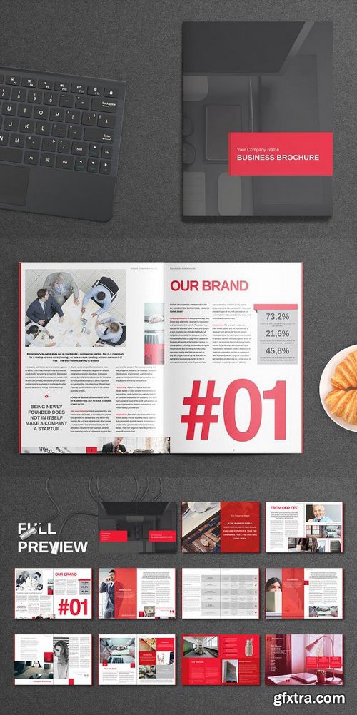 CM - Royal Red - Business Brochure 821140