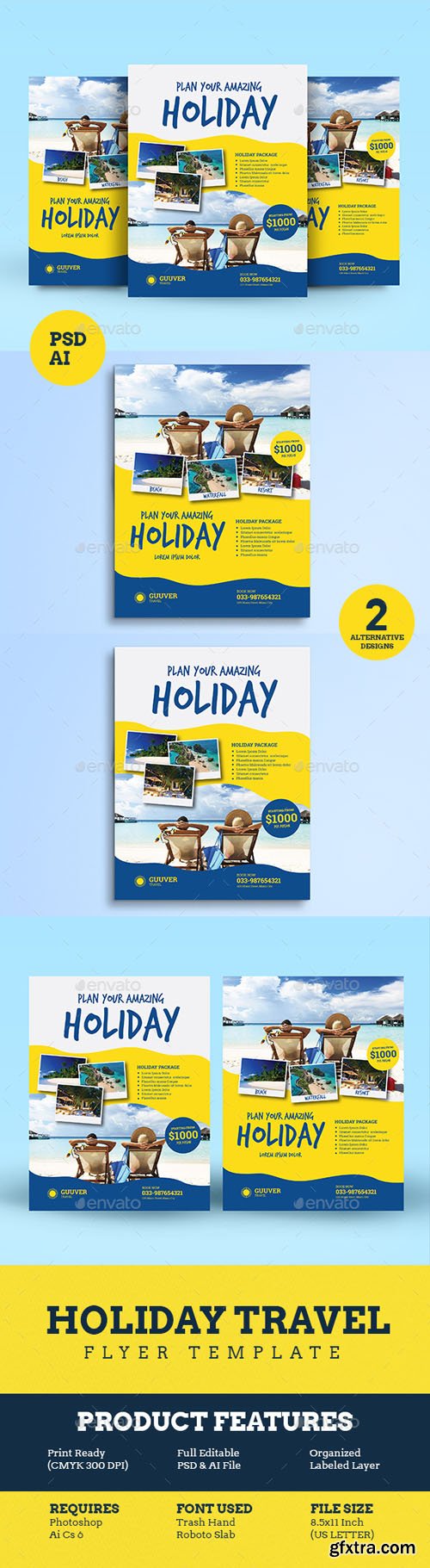 GR - Holiday Travel Flyer Vol 02 15541197