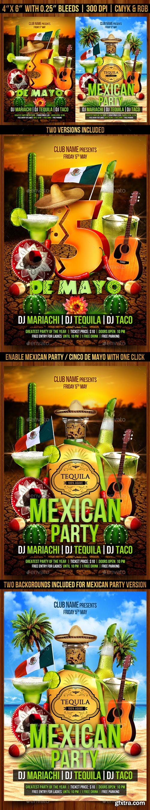 GraphicRiver - Cinco de Mayo and Mexican Party Flyer - 19702977