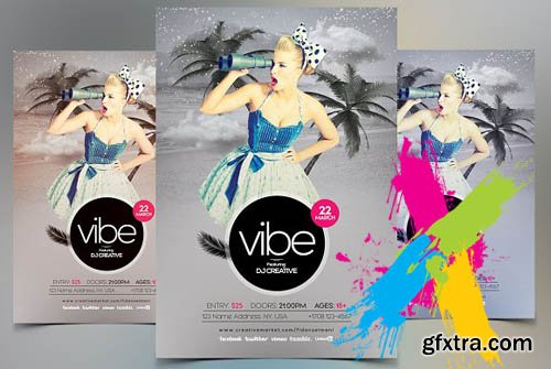 CM - Vibe - PSD Flyer Template 1245589