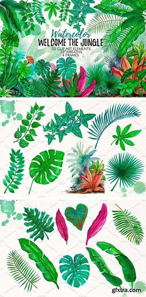 CM 1317444 - Tropical Leaves in the Jungle