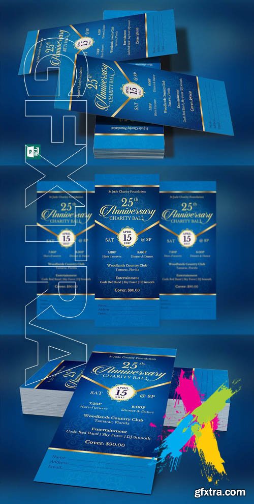 CM - Blue Anniversary Banquet Ticket 1447920