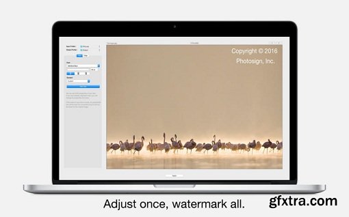 Photosign - Batch Watermark 2.1.4 (Mac OS X)