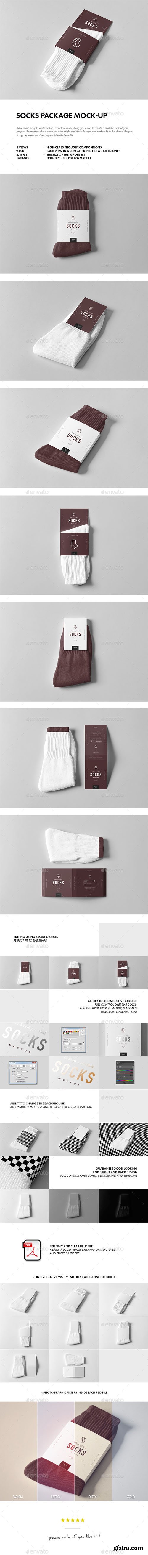 GR - Socks Package Mock-up 19837616