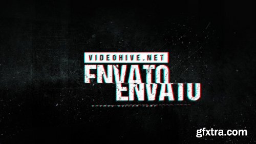 Videohive Grunge Glitch Logo 19552310