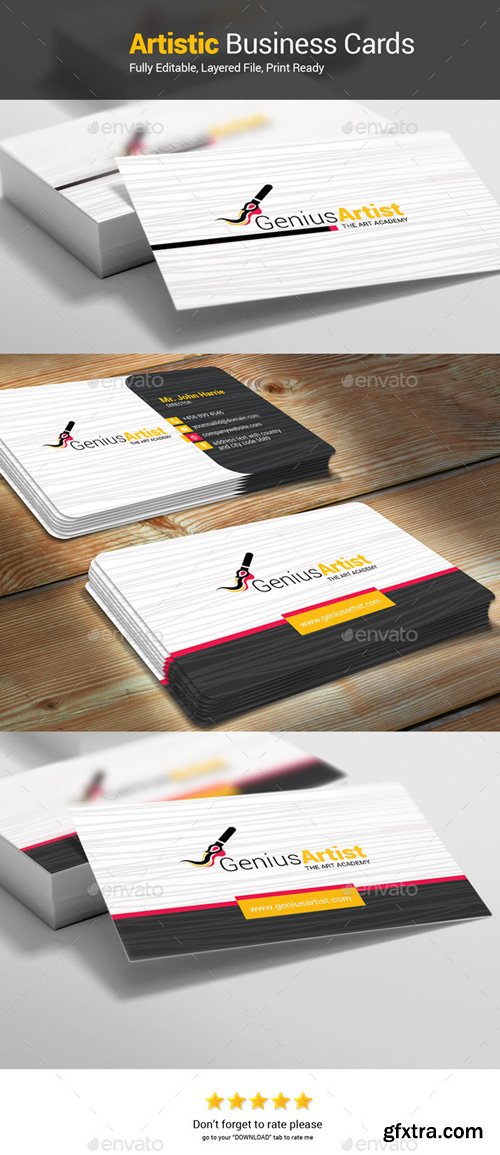 GR - GeniusArtist_Business Cards 12103186