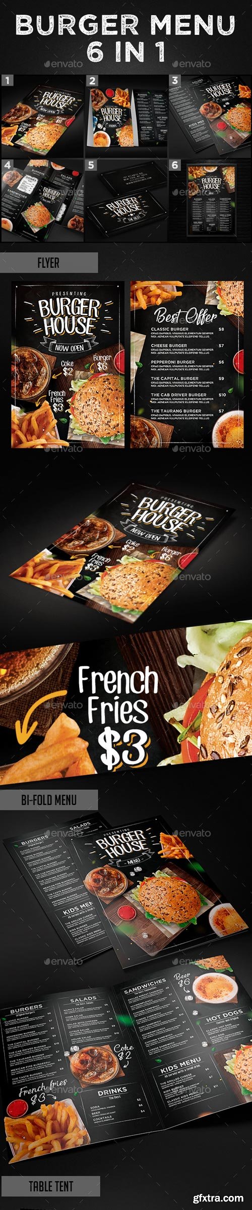 GraphicRiver - Burger Menu Set - 19746741