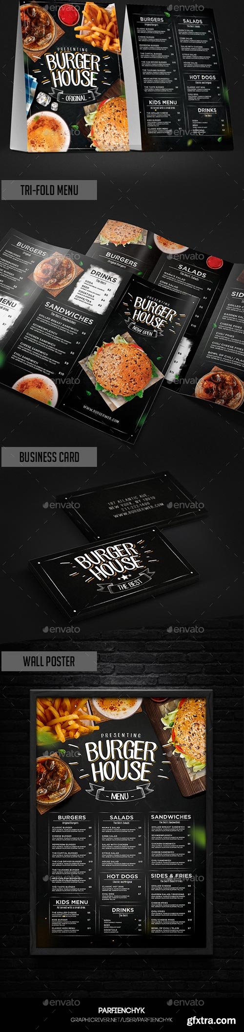 GraphicRiver - Burger Menu Set - 19746741