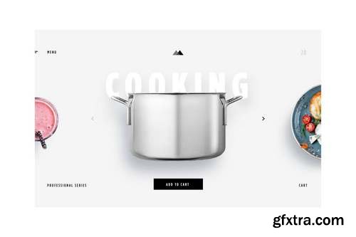 eCommerce - Cooking Items - Landing PAge