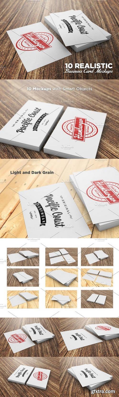 CM - 10 Realistic Business Card Mockups 26258