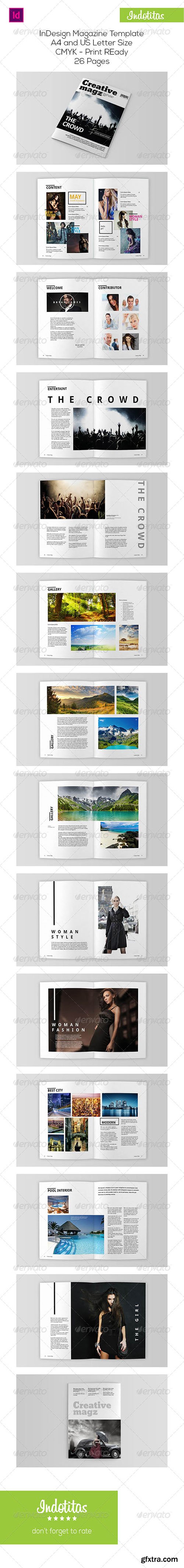 Graphicriver Creative Magazine Template 7725738