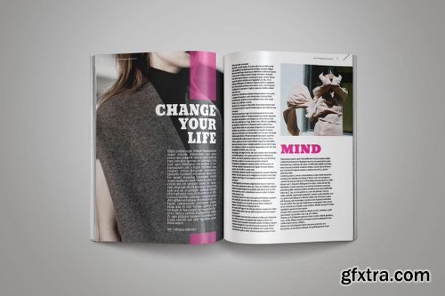 Graphicriver InDesign Magazine Template 7641548