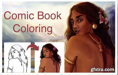 Comic Book Coloring: Flat shadows in a few easy steps