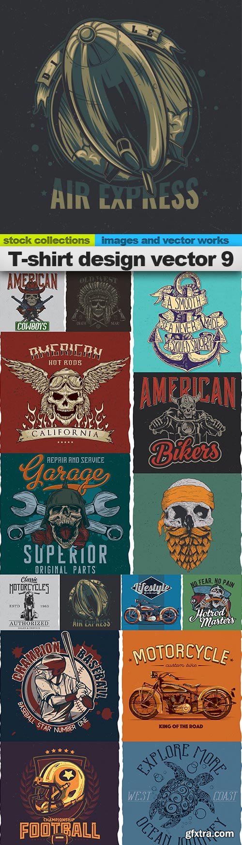 T-shirt design vector 9, 15 x EPS