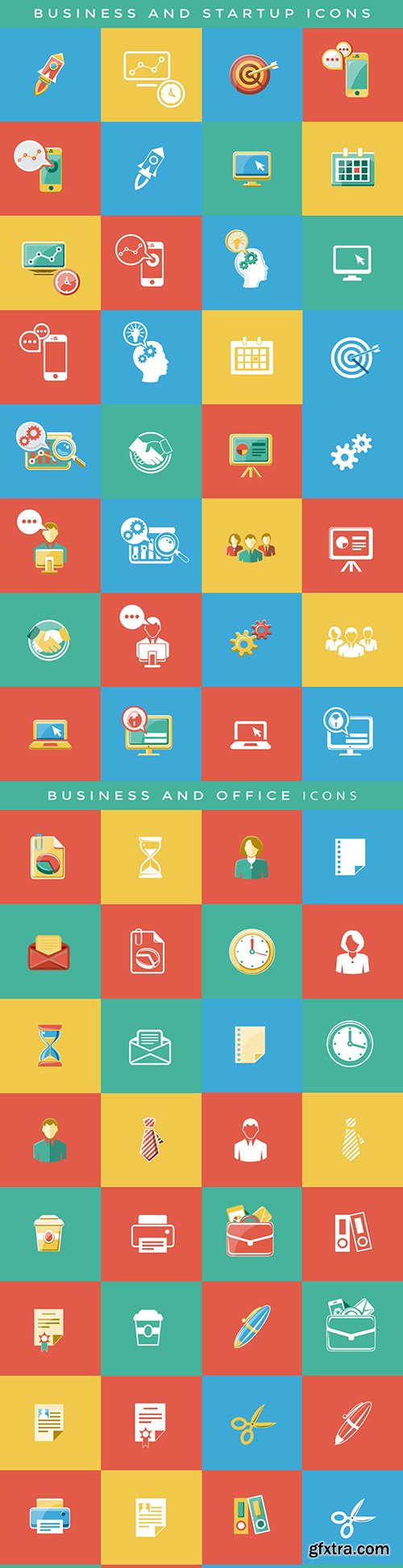 Videohive Business & Startup Flat Icons 15992053