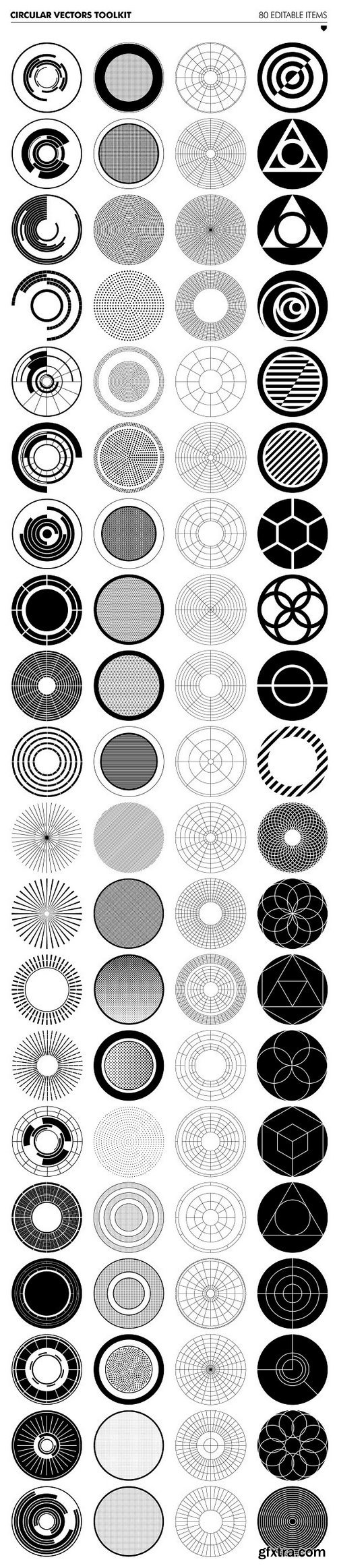 CM - Circular Vectors Toolkit - 80 items 1114731