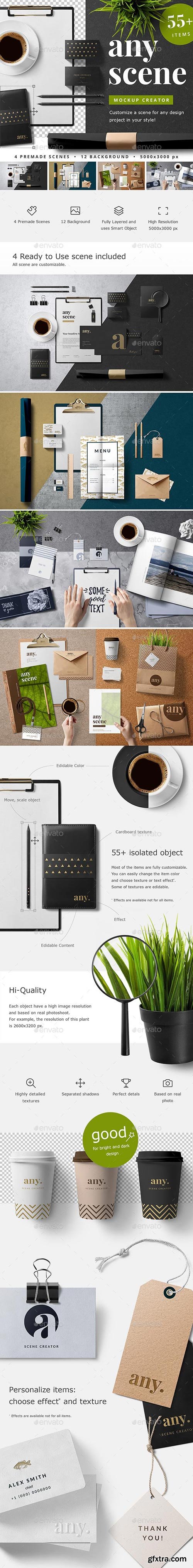 GraphicRiver - Branding Scene Mockup Creator - 19743864