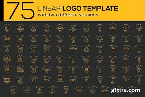 CreativeMarket 75 Linear Logo Templates 1272402