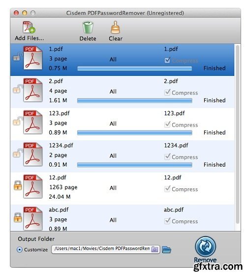 Cisdem PDFPasswordRemover 3.6.0 (Mac OS X)