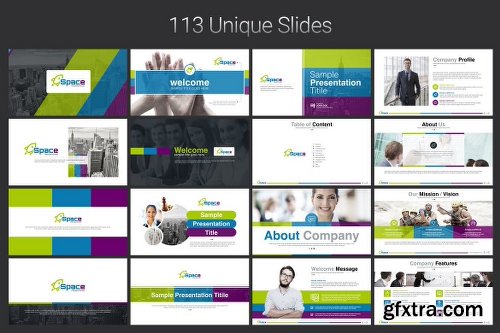 Graphicriver Space-Startup Business Keynote Presentation Template 12103180