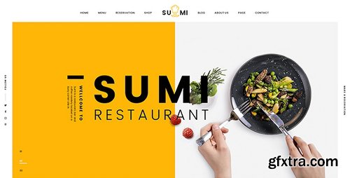 ThemeForest Sumi Restaurant HTML Template 19756384