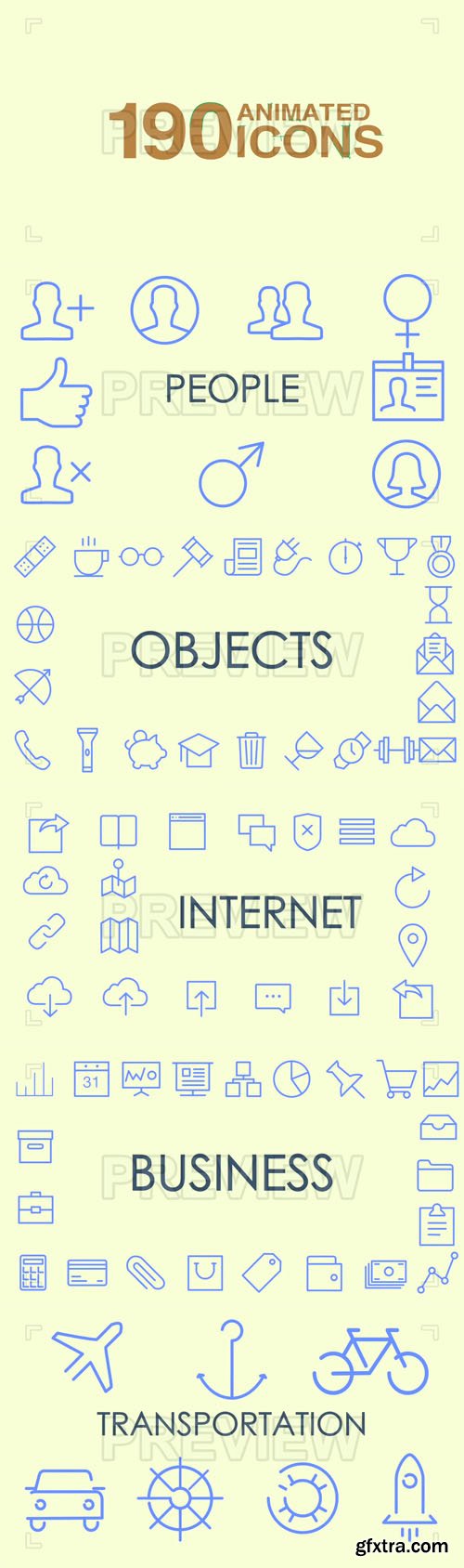 190 Animated Icons