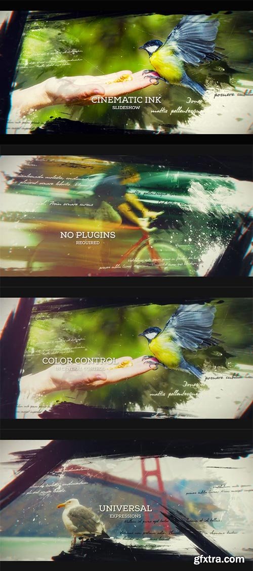 Videohive - Cinematic Ink Slideshow - 19704339