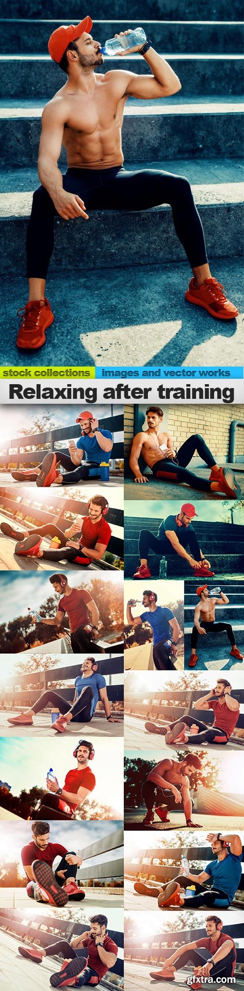 Relaxing after training, 15 x UHQ JPEG