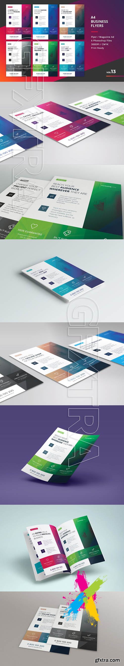 CM - Corporate Flyer Templates 6PSD - 13 1469363