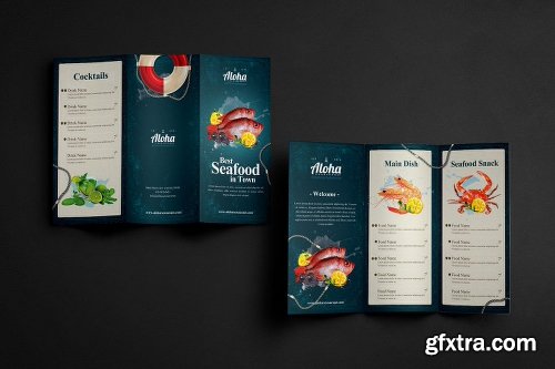 Seafood Menu 3 Fold