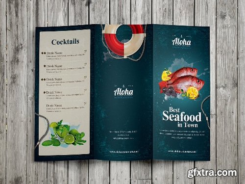 Seafood Menu 3 Fold