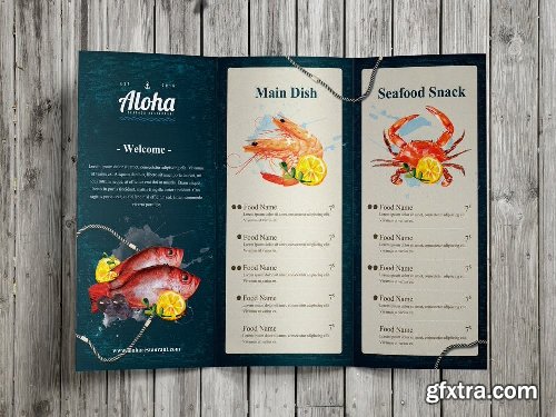 Seafood Menu 3 Fold