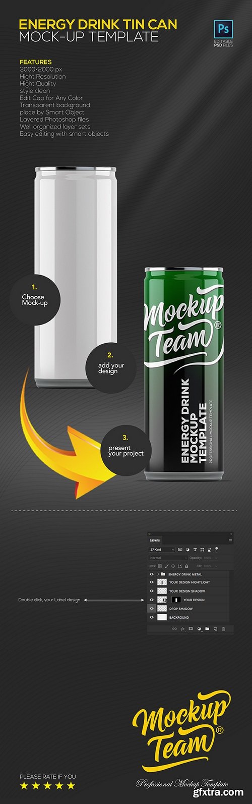 CM - Energy Drink Mock-up 883327