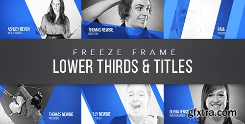 Videohive Freeze Frame Lower Thirds 17275098