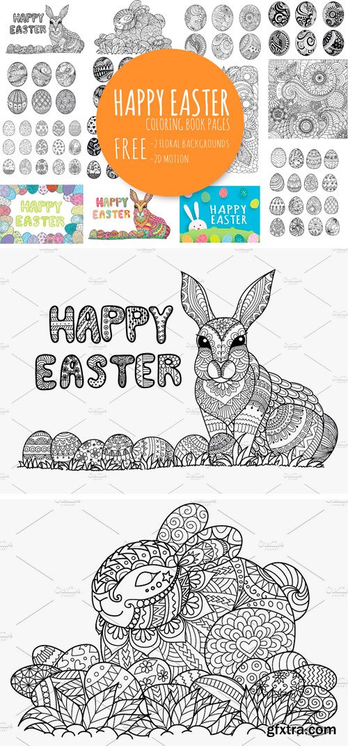 CM 1405081 - Happy Easter Eoloring Page