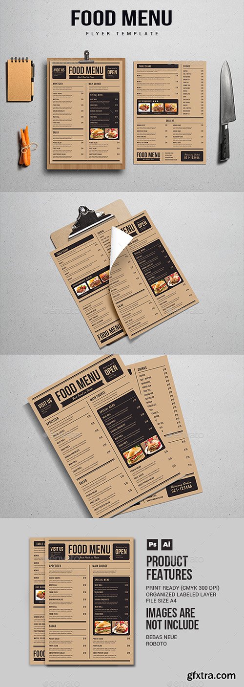 Graphicriver Food Menu 19881240