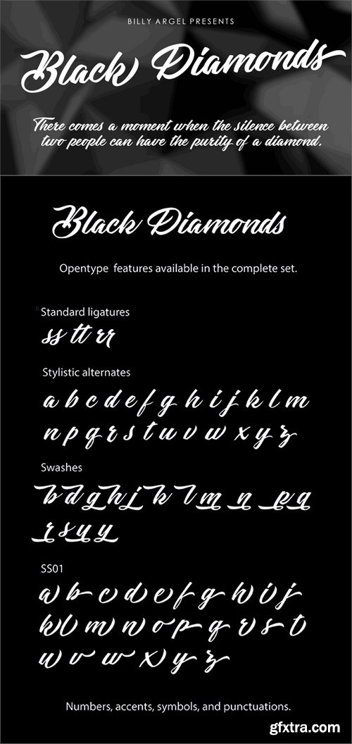 Black Diamonds Font