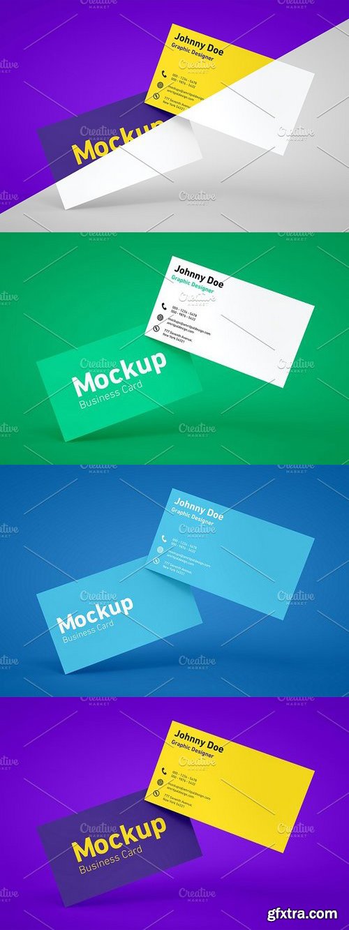 CM - Floating Business Card Mockup 1196567