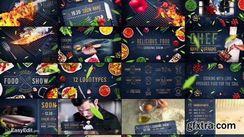 Videohive Cooking Delicious Food Show 16605706 (With 21 September 16 Update)