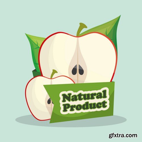 Natural product label - 6 EPS