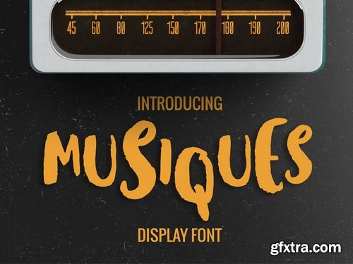 Musiques Display Font