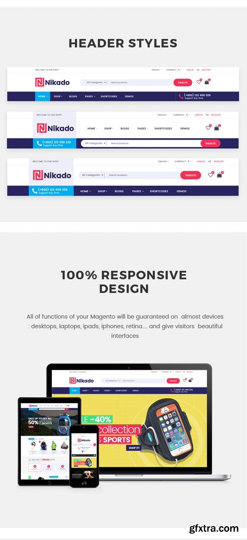 ThemeForest Nikado - Responsive Magento Theme 19890328