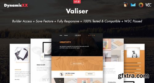 ThemeForest Valiser - Responsive Email + Online Template Builder 18121239