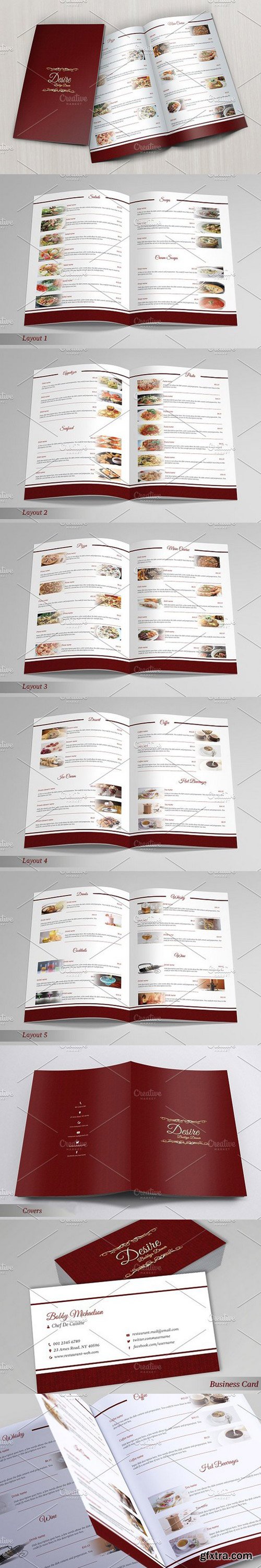 CM - Restaurant Menu & Business Card 1411299