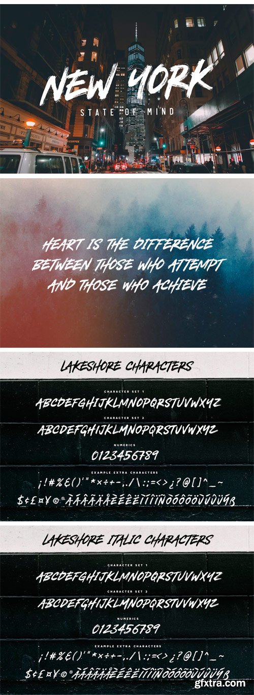 CM 1405515 - Lakeshore Brush Font