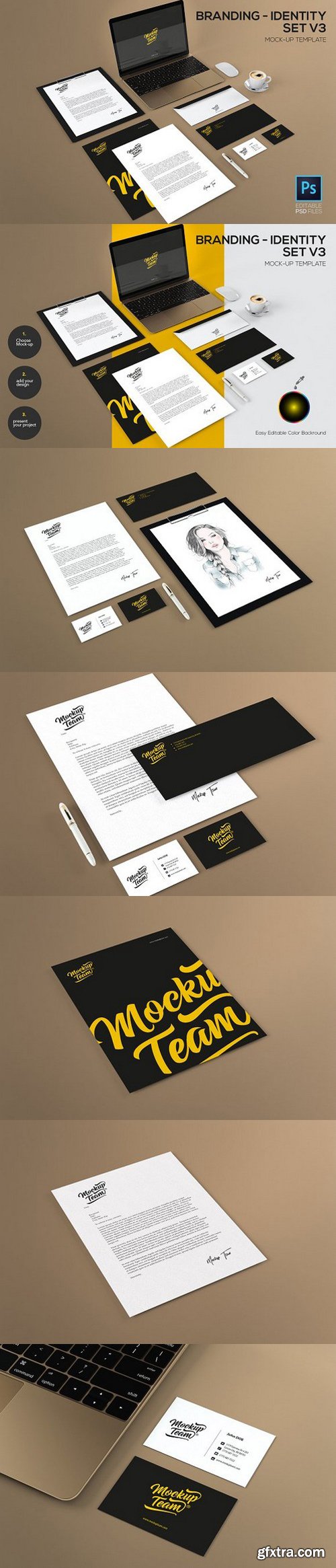 CM - Branding / identity set V3 Mock-up 906908