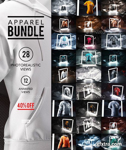 Graphicriver Apparel / Clothing Mock-up Bundle 17973076