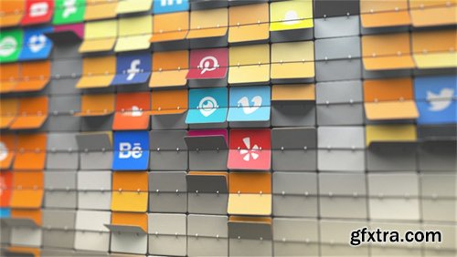 Videohive Cards Wall Logo Reveal 19466436