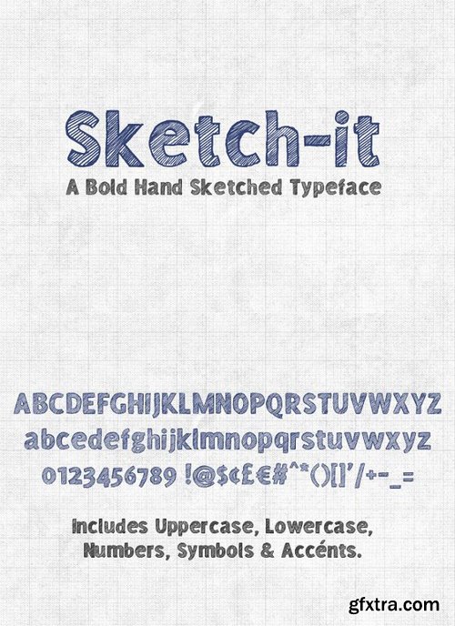 CM - Sketch-it Desktop & Web Font 555