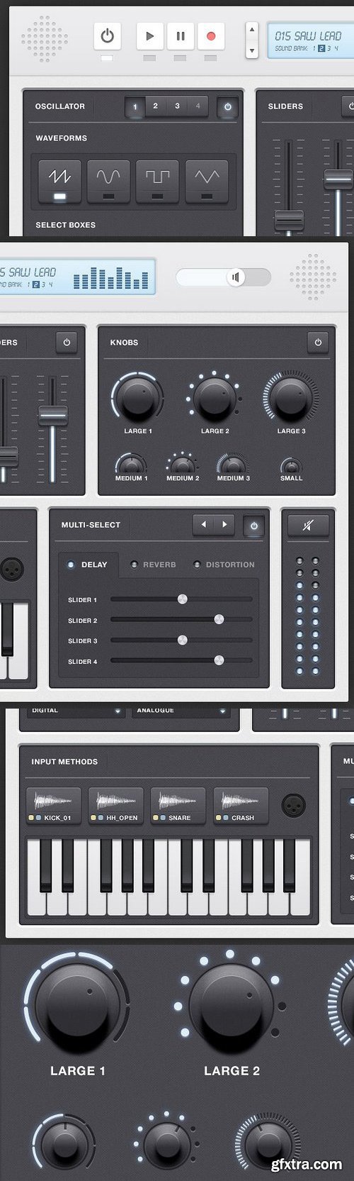 CM - Synth Audio App UI Kit 5287